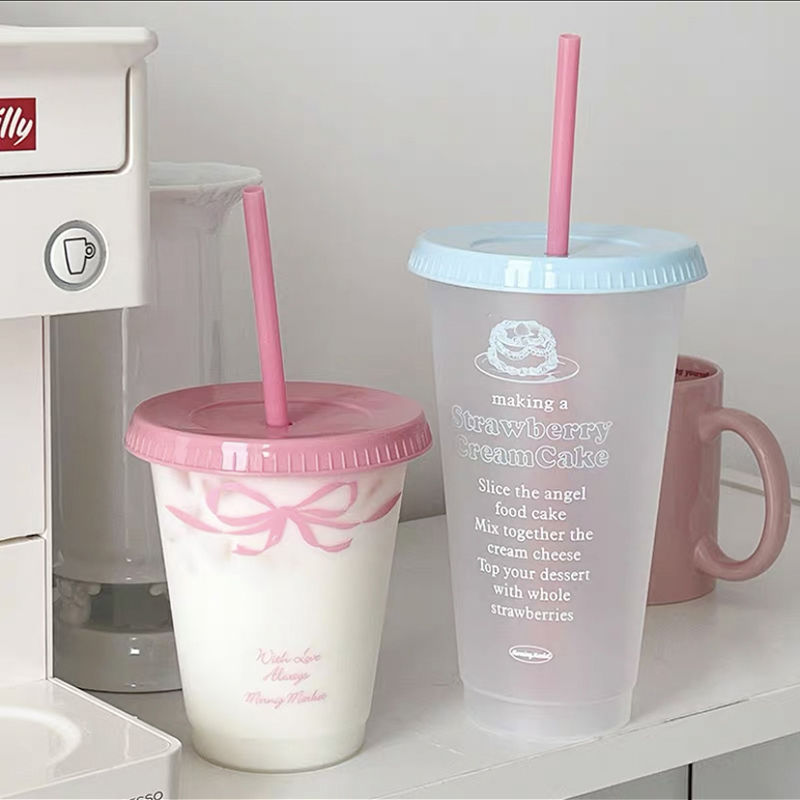 Coffee Equipment Eu - Kawaii wasser becher mit deckel stroh