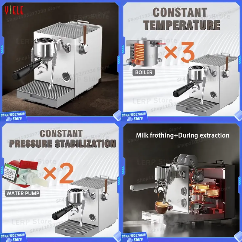 Coffee Equipment For Business - Professionelle 9-Bar-Espressomaschine, hochwertige Kaffeeausstattung für den